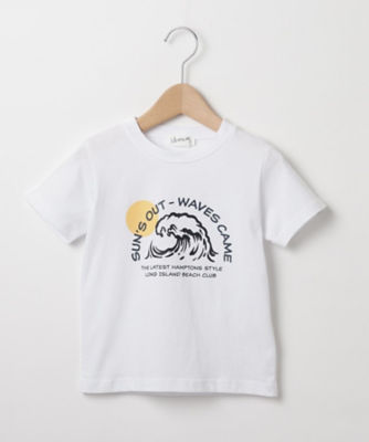 ＜DESSIN(Baby&Kids)＞◆【ファミリーリンク】ＷＡＶＥプリントＴシャツ（２００２１４４８３３）