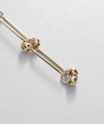 K10PCロング×ミラーボール フックピアス（2002146658