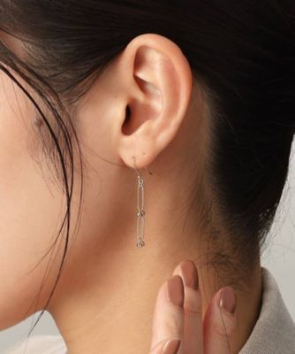 K10PCロング×ミラーボール フックピアス（2002146658