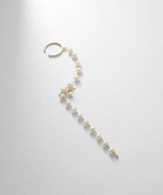 COCOSHNIK (Women)/ココシュニック K10パールチェーン ポストイヤーカフ(2002146663)