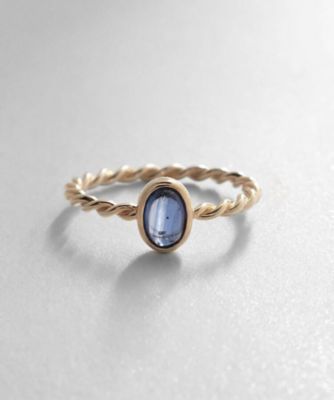 ターコイズオーバルカボションリング K10トルコ石（ターコイズ）オーバルカボション リング小 （リング