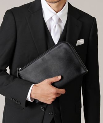 黒のレザー クラッチバッグ Extend+】2WAYレザークラッチバッグ 黒 | GENTLION