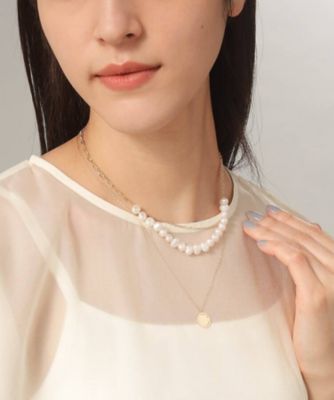 ICB×tamachan_style コラボ パーカー パールチェーンネックレス ICB×tamachan_style コラボ パーカー パールチェーンネックレス