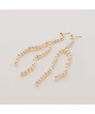 Ｋ１０バロックパールブランチ　スタッドピアス（２００２１６０５７９）