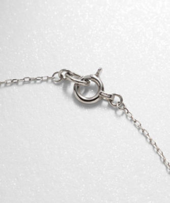 プラチナ カットビーズ ステーションネックレス（2002161209