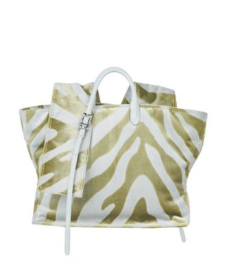 【SALE】TOFF & LOADSTONE (Women/Men)/トフ＆ロードストーン ゼブラベルトトート(2002161556) グリーン024 旅行用かばん・バッグ【三越伊勢丹/公式】