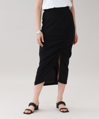 シャーリングタイトスカート（２００２１６４２３３） | ファッション 