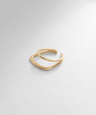 ＜COCOSHNIK (Women)＞Ｋ１０スクエアステップ　イヤーカフ（２００２１６９２５７）