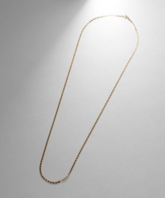 Ｋ１８ダブルフラワークロス　ネックレス（６０ｃｍ）（２００２１６９２６２）