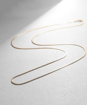 ＜COCOSHNIK (Women)＞Ｋ１０ベネチアンフラット　ネックレス（６０ｃｍ）（２００２１６９２６４）