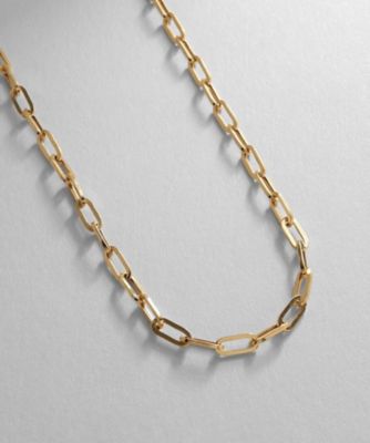 K18中空プリムケーブル ネックレス（LL）（2002169266