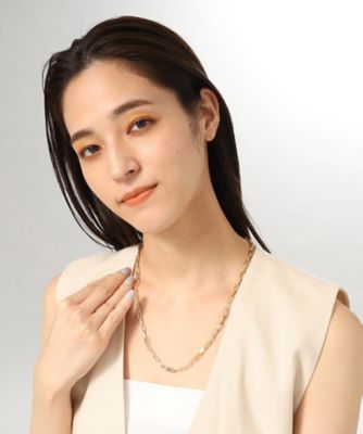 K18中空プリムケーブル ネックレス（LL）（2002169266