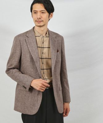 【SALE】TAKEO KIKUCHI (Men)/タケオキクチ カシミヤウール ジャケット チャ442 コート・ジャケット【三越伊勢丹/公式】