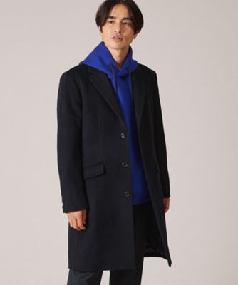 AMACA　アマカ　kemit　ケミット　カシミヤ混　チェスターコート　３８ AMACA アマカ kemit ケミット カシミヤ混 チェスターコート 38