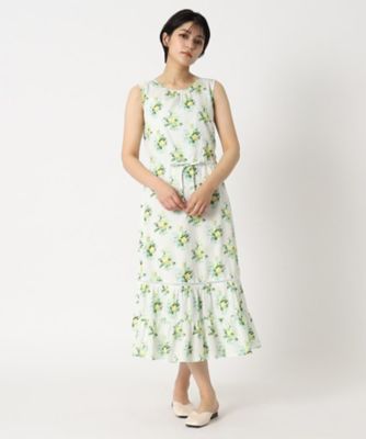 LAURA ASHLEY ローラアシュレイ ラメニット チュニック ワンピース