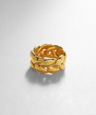 ＜COCOHNIK ONKITSCH (Women)＞シルバー　ニッティングモチーフ　エタニティリングＬ　ＧＰ（２００２１７９１７９）