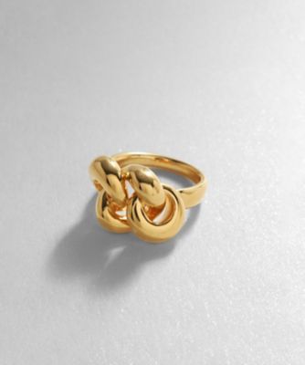 ＜COCOHNIK ONKITSCH (Women)＞シルバー　ニッティングモチーフ　リング　ＧＰ（２００２１７９１８２）