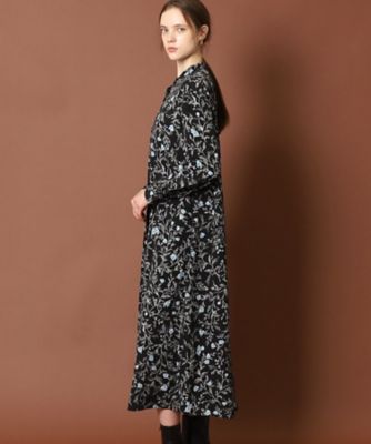 ◇ウォッシャブルフラワープリントAラインワンピース