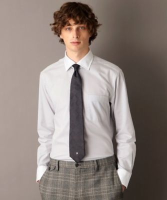 ＜DRESSTERIOR (Men) ＞ワイドカラー　クレリックシャツ（２００２１８３７４２）