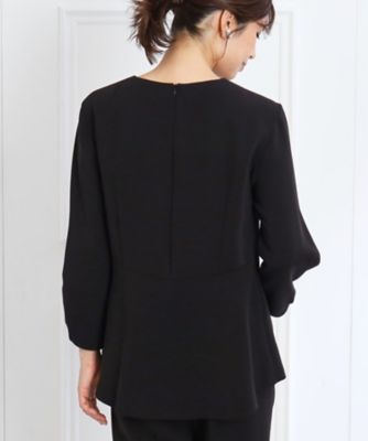 リフレクト【美品】フォーマル 入卒 ママスーツ 洗えるボタンディティールブラウス 春SALE／フォーマル／入卒／ママスーツ／洗える】ボタン