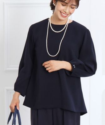 リフレクト【美品】フォーマル 入卒 ママスーツ 洗えるボタンディティールブラウス 春SALE／フォーマル／入卒／ママスーツ／洗える】ボタン