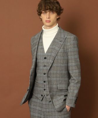 DRESSEDUNDRESSED 2018SS むつかしい グレンチェック柄セットアップ