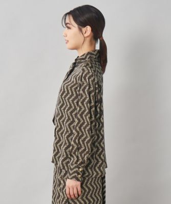 日本製【UNTITLED】ヴィンテージチェーンボウタイブラウス　SIZE2 日本製【UNTITLED】ヴィンテージチェーンボウタイブラウス SIZE2