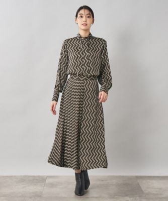 日本製【UNTITLED】ヴィンテージチェーンボウタイブラウス　SIZE2 日本製【UNTITLED】ヴィンテージチェーンボウタイブラウス SIZE2
