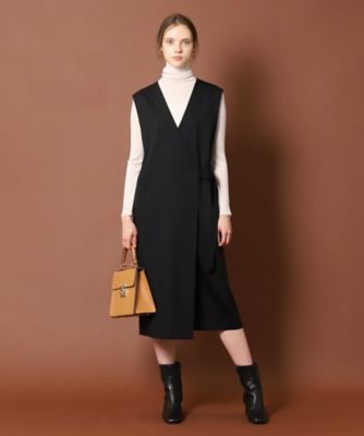 ノースリーブラップワンピース（2002186512） | DRESSTERIOR 