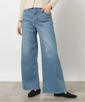 美脚デニム！Lee（R）デニムワイドパンツ（2002187529  