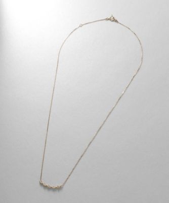 Ｋ１８ダイヤモンド　ペアシェイプアーチ　ネックレス（２００２１９０１３４）