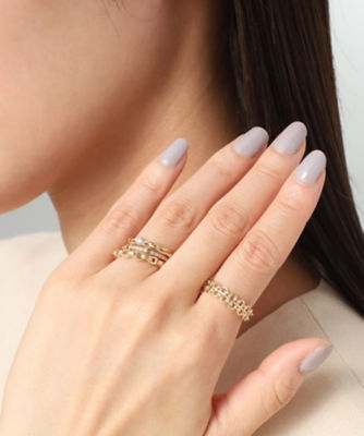 K10ダブルチェーンモチーフ リング（2002190135