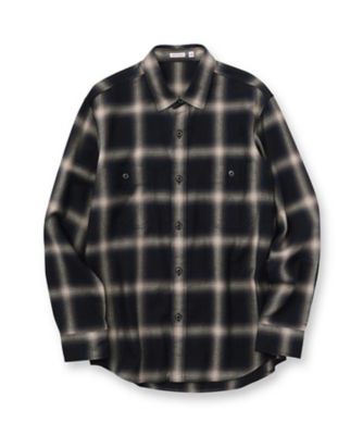 オンブレーチェックシャツ（2002190728） | ファッション  