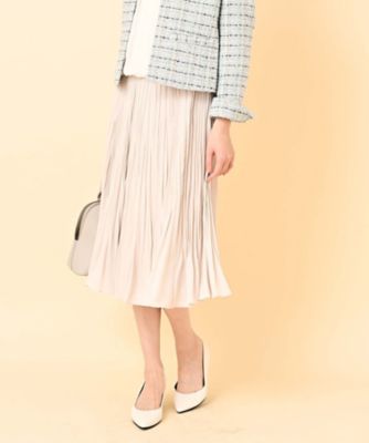 【タグ付新品】洗える　3 L上品　華やか　セレモニー　細プリーツ　フレアスカート タグ付新品】洗える 3 L上品 華やか セレモニー 細プリーツ