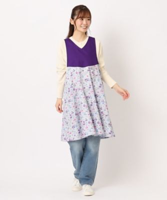 ＜LAURA ASHLEY＞シュロプシャー　ポージー柄　エプロン（２００２１９２０５７）