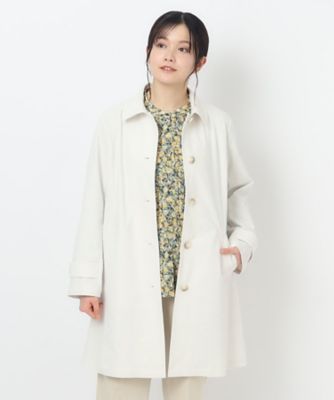 ＜CORDIER (Women)＞スプリングツイル　ステンカラーコート（２００２１９３８６１）
