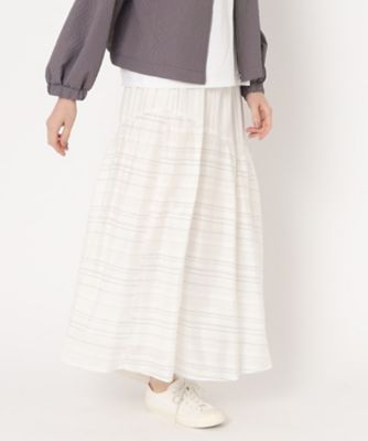 エアリーストライプスカート（２００２１９３８９２）