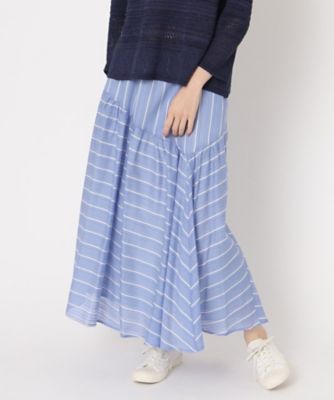 エアリーストライプスカート（２００２１９３８９２）