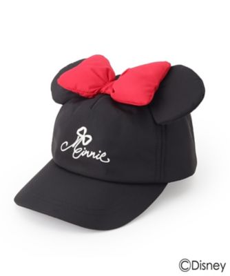 ＜SHOO･LA･RUE (Baby&Kids)＞◆【ＤＩＳＮＥＹ】耳付きＣＡＰ（ミニーマウス）（２００２１９４９２３）