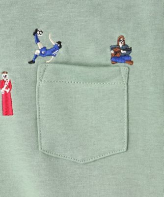 【リンクコーデ】ピープル刺繍スウェット（１００－１４０）（２００２１９５４７２）