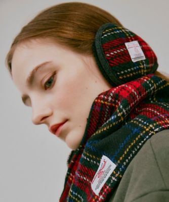 ハリスツイード生地使用　イヤーマフラー　／　Ｈａｒｒｉｓ　Ｔｗｅｅｄ（２００２１９５７３３）