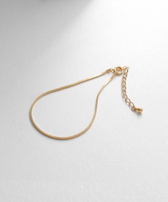 ＜COCOHNIK ONKITSCH (Women)＞シルバー　デザインチェーン　コンパクトブレスレット　ＧＰ（２００２１９６４５７）