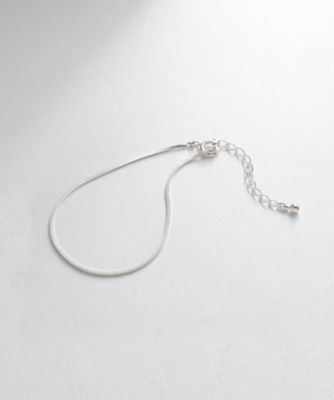 ＜COCOHNIK ONKITSCH (Women)＞シルバー　デザインチェーン　コンパクトブレスレット（２００２１９６４５８）