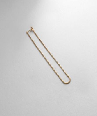 ＜COCOHNIK ONKITSCH (Women)＞シルバー　チェーンピアスベネチアン　ロングフープ（片耳用）　ＧＰ（２００２１９６６３９）