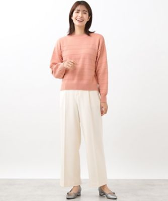 【春ＳＡＬＥ／洗える】裏起毛２ＷＡＹストレッチワイドパンツ（２００２１９７５４０）