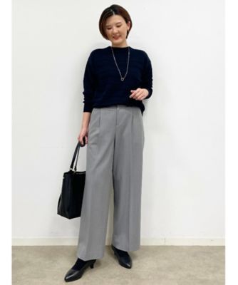 【春ＳＡＬＥ／洗える】裏起毛２ＷＡＹストレッチワイドパンツ（２００２１９７５４０）