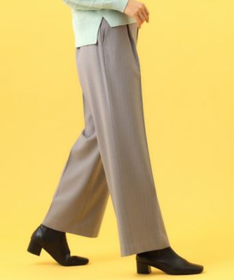 【春ＳＡＬＥ／洗える】裏起毛２ＷＡＹストレッチワイドパンツ（２００２１９７５４０）