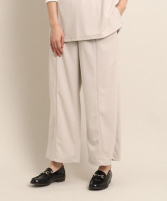 ＜Dessin (Women)＞【洗える】リラクシーワイドパンツ（ＸＳ～Ｌ）（２００２１９７８７６）