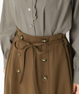 ボックス型前ボタンスカート（２００２１９８８１８） | ファッション
