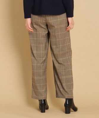 【洗える】チェック柄ワイドパンツ（ＸＳ～Ｌ）（２００２１９９８１３）